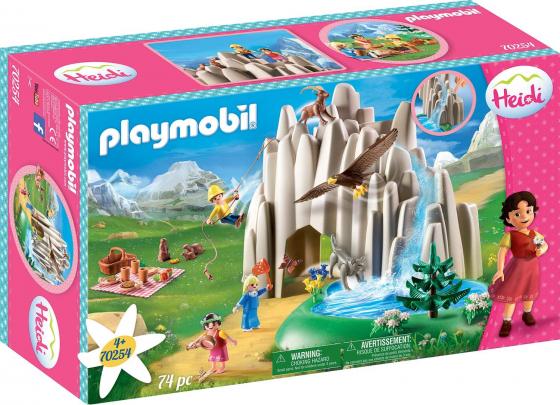 Playmobil Heidi, Peter e Clara al Lago Gioco, Multicolore, 70254