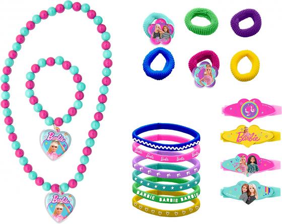Set Accessori per Capelli - 18 pezzi - BARBIE
