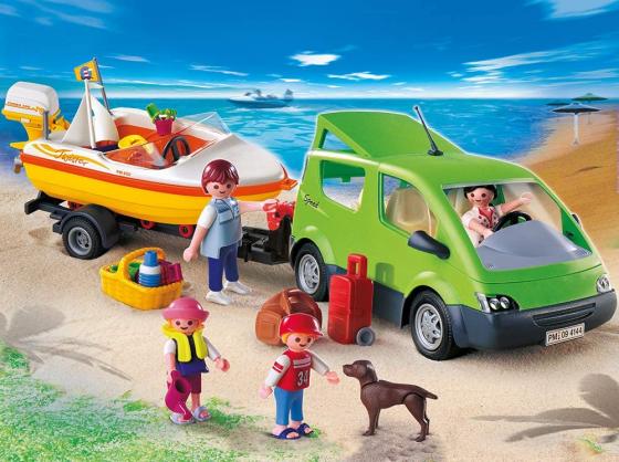 Playmobil 4144, Macchina con rimorchio per barca