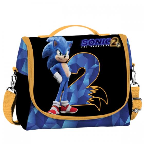 BORSA Porta merenda TERMICA con Tracolla SONIC 2 - THE HEDGEHOG