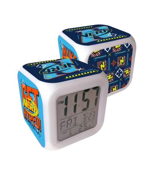OROLOGIO Sveglia a forma di cubo - NERF