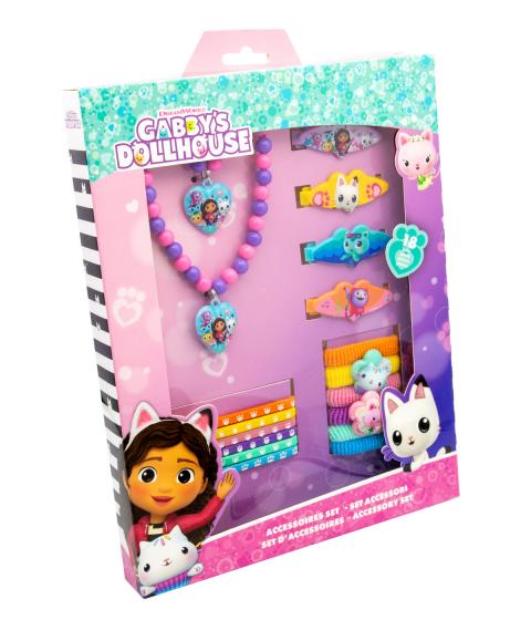 Set Accessori per Capelli - 18 pezzi - GABBY'S DOLLHOUSE