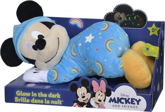 Disney Peluche Topolino Dolce Nanna con Tutina Luminescente al Buio 30 cm