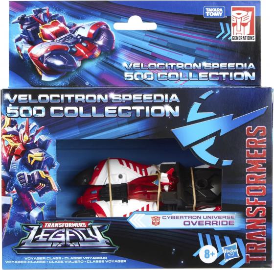 Transformers Generations Legacy Voyager Class Personaggio Velocitron Speedia 500 Collezione: Cybertron Universe Override 18