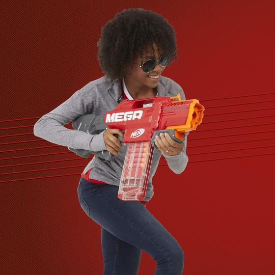 Hasbro Motostryke Blaster motorizzato, Contiene Freccette Nerf Mega e 10 Clip rivista  E6474EU4