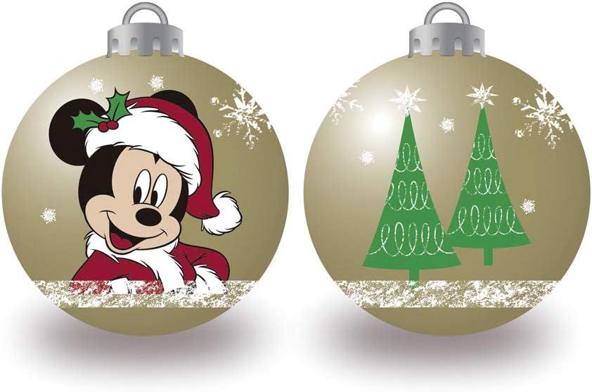 PALLINE PALLE Albero di NATALE DISNEY TOPOLINO 10 Pezzi - 6 Cm