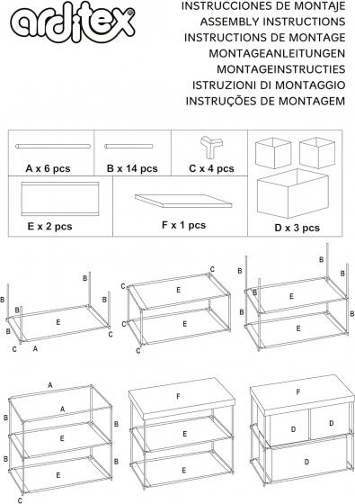 Scaffale con 3 contenitori tessili da 53 x 30 x 60 cm MARVEL SPIDERMAN