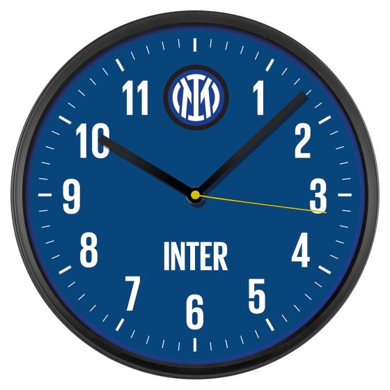 OROLOGIO da Parete in ABS - 30 cm - INTER - Prodotto Ufficiale