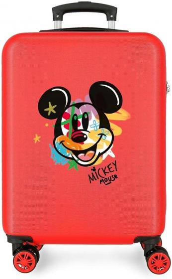TROLLEY RIGIDO DA VIAGGIO Valigia DISNEY TOPOLINO a- cm 55x38x20 bagaglio a mano