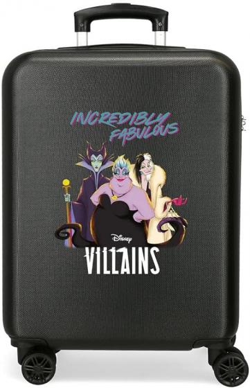 TROLLEY RIGIDO DA VIAGGIO Valigia Disney Villains Streghe delle Principesse - cm 55x38x20 bagaglio a mano