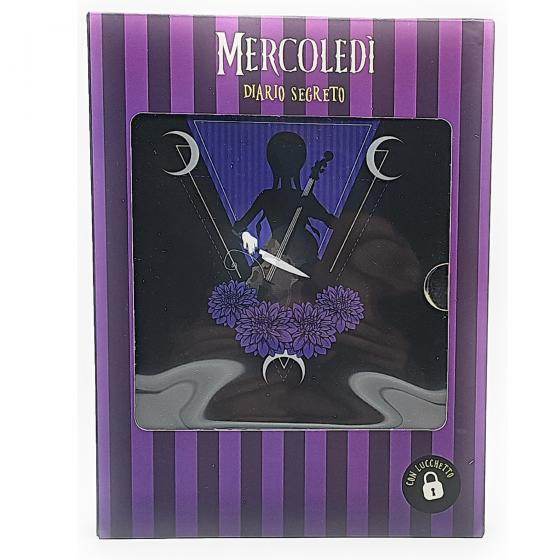 DIARIO SEGRETO con Lucchetto e Chiave MERCOLEDI' ADDAMS nevermore