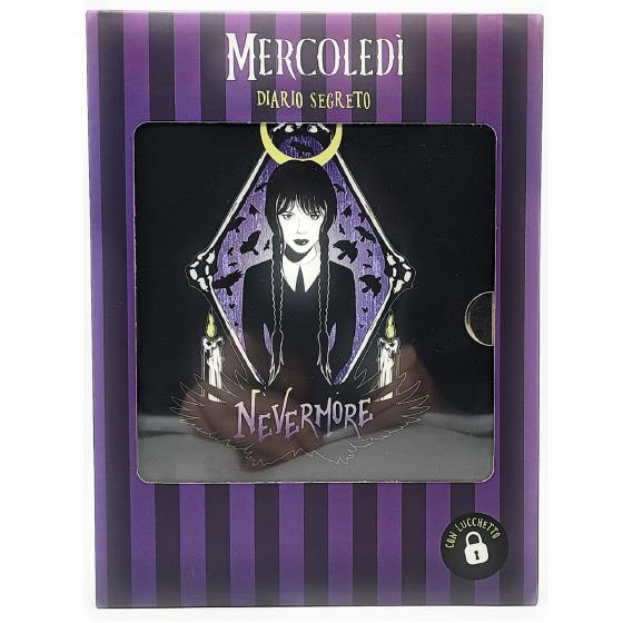 DIARIO SEGRETO con Lucchetto e Chiave MERCOLEDI' ADDAMS