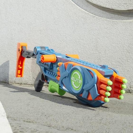 Hasbro Nerf Elite 2.0 - Flipshots Flip-16, blaster con 16 canne porta dardi che si ribaltano per raddoppiare la potenza di lanci