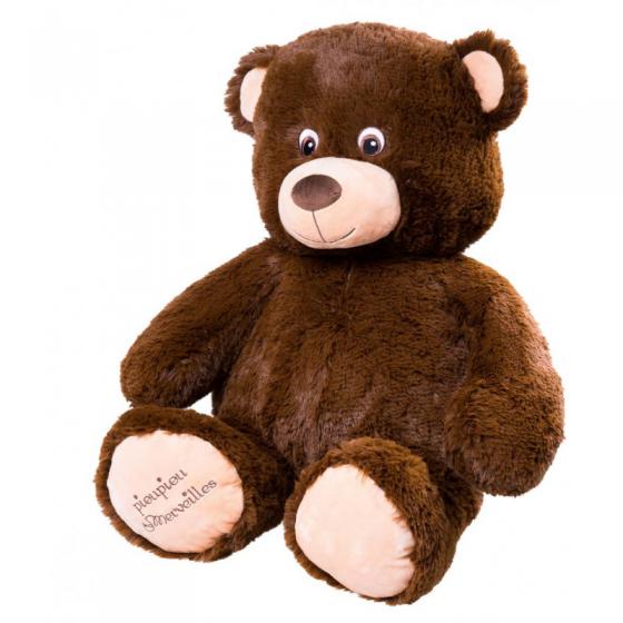 Peluche gigante ORSO - 70 cm di altezza - Made in France