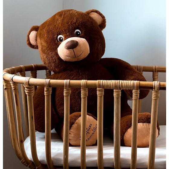 Peluche gigante ORSO - 70 cm di altezza - Made in France