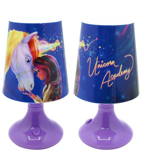 LAMPADA a LED UNICORN ACADEMY - con Batteria e Pulsante On/Off
