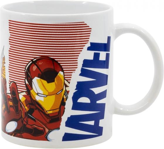 TAZZA CERAMICA AVENGERS IRON MAN e CAPITAN AMERICA 9.5 x 8 cm