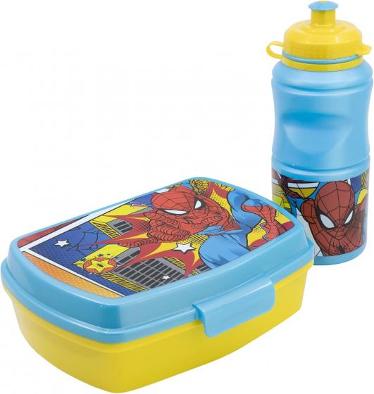 Portamerenda con BORRACCIA in Plastica - DISNEY MARVEL SPIDERMAN