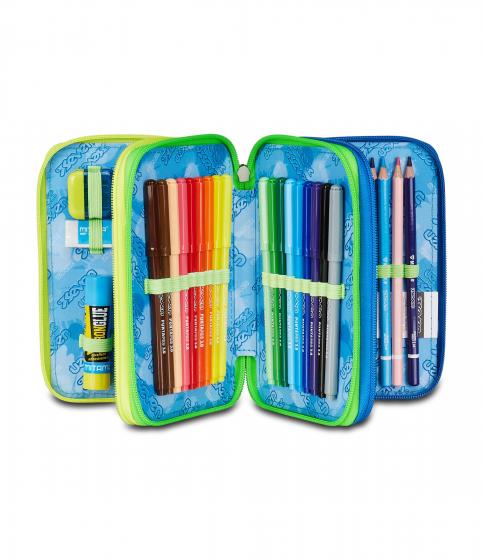 ASTUCCIO 3 ZIP SEVEN  COMPLETO di 45 PEZZI - SPRINT PAINT BOY
