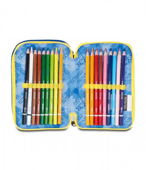 ASTUCCIO 3 ZIP SEVEN  COMPLETO di 45 PEZZI HIDDEN SPOT BOY