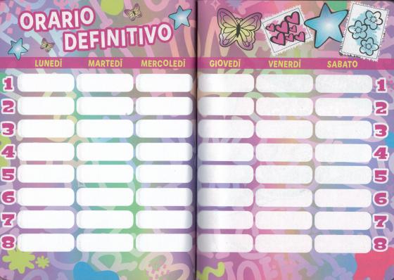 DIARIO AGENDA SCUOLA datato 2025/2026 SEVEN SJ GANG ANIMALI GIRL