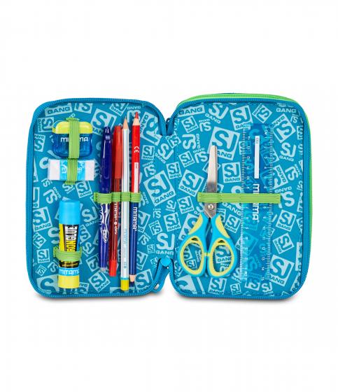 ASTUCCIO 3 ZIP SEVEN  COMPLETO di 45 PEZZI TIGER