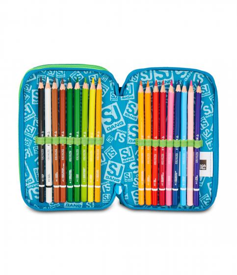 ASTUCCIO 3 ZIP SEVEN  COMPLETO di 45 PEZZI TIGER