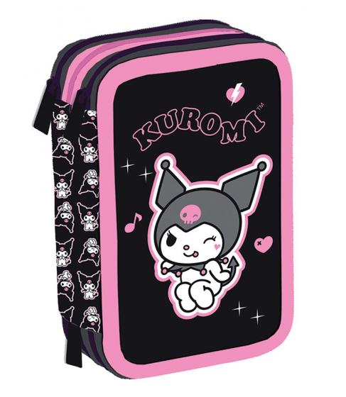 ASTUCCIO 3 ZIP COMPLETO KUROMI