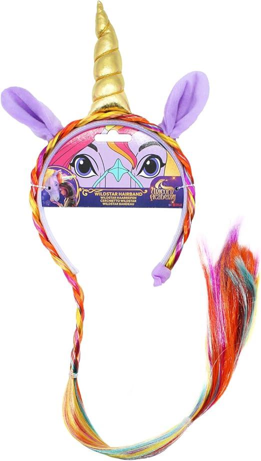Cerchietto per capelli con unicorno e arcobaleno Unicorn Academy Wildstar