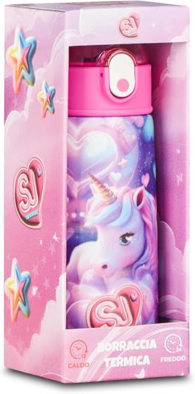 BORRACCIA Seven in acciaio inox 304, SJ GANG - 500 ml UNICORNO