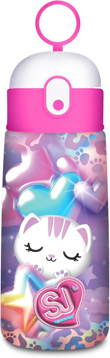 BORRACCIA Seven in acciaio inox 304, SJ GANG Animali - 500 ml GATTINO