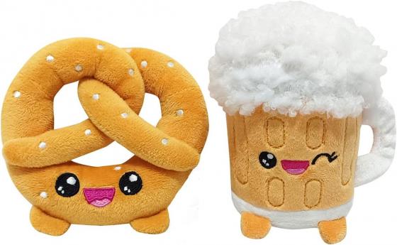Yummies Together: Brezel e Birra - 2 peluche 15 cm in sacchetto di peluche Take Away