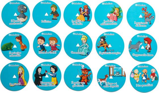 Cantastorie Fabulinis per Bambini da 1 a 8 Anni Raccontastorie Educativo con 30 Dischi Sonori Illustrati di Storie