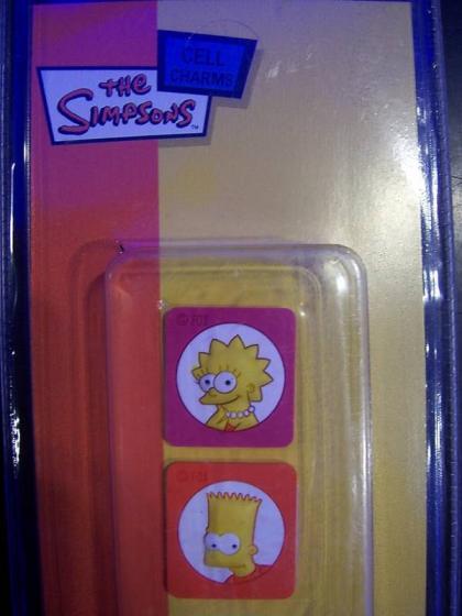 Charms Stickers per cellulare Simpsons LISA e BART 