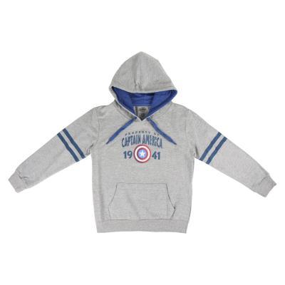 FELPA con Cappuccio - MARVEL AVENGERS - CAPITAN AMERICA - 8, 10, 12, 14 anni