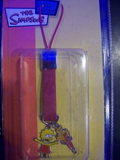 Charms Cinturino Ciondolo per cellulare Simpsons LISA
