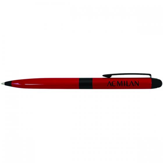 Penna TOUCH CON CLIP IN METALLO - ufficiale MILAN