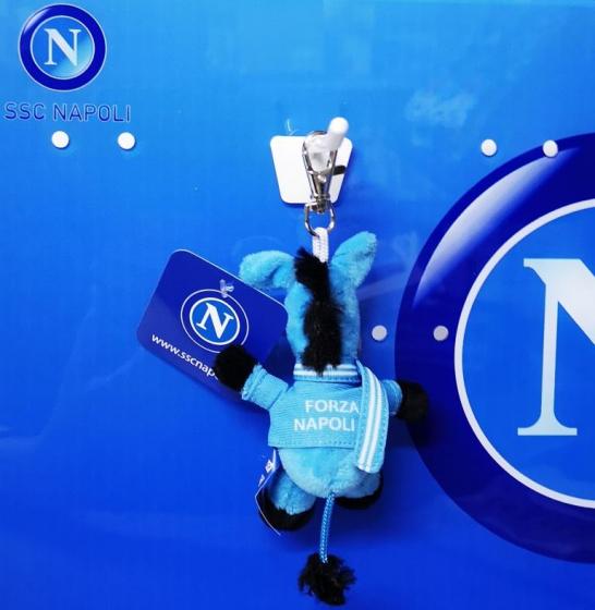 Portachiavi Peluche Mascotte  - SSC NAPOLI - Ufficiale ed Originale - 12 cm