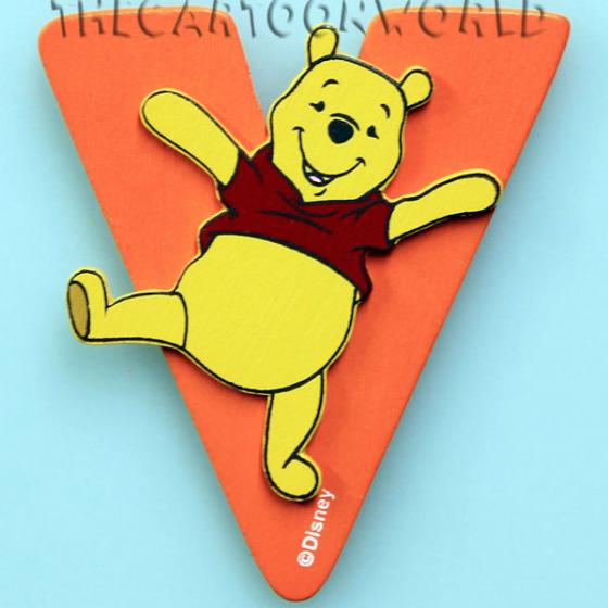 Lettere in Legno Adesive DISNEY WINNIE THE POOH - V