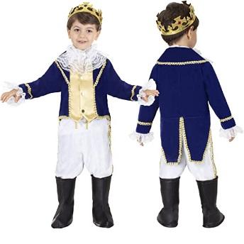 VESTITO COSTUME Maschera di CARNEVALE NEONATO - PRINCIPE