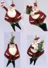 Decorazione Natalizia per Albero di natale - BABBO NATALE - 4 pezzi
