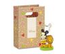BOMBONIERA in Resina con SHOPPER Segnaposto - DISNEY MICKEY Topolino Savana