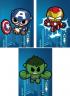 5 Quadernoni Quaderni maxi A/4 - AVENGERS - Rigatura 10mm