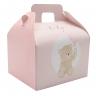 10 Scatole Scatoline Bauletto porta Confetti ORSETTO Nascita - ROSA