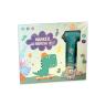 AEROGRAFO Dinosauro Kit Pennarelli Airbrush, 12 Colori, Set Artistico per Bambini