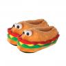 Pantofole in Peluche Hamburger antiscivolo Kids - Misura 28-35