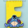 Lettere in Legno Adesive DISNEY WINNIE THE POOH - E - E